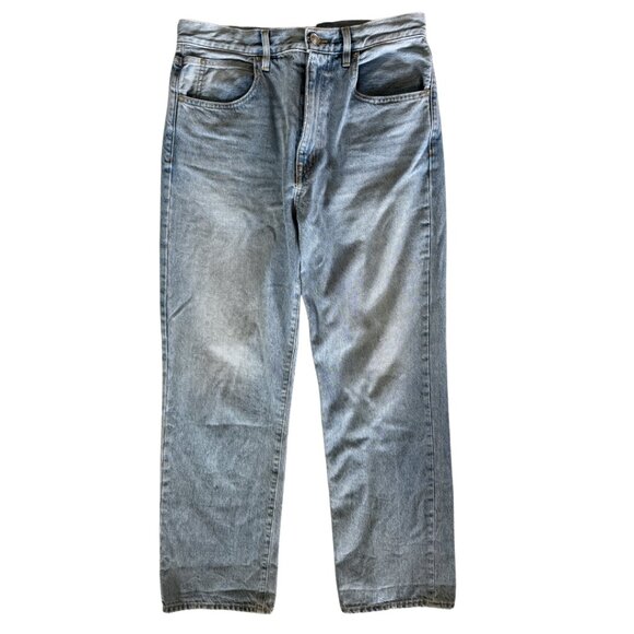 SLVRLAKE London High Rise Straight Ankle Denim Jeans in Sweet Talk | Size 30 - Picture 5 of 12